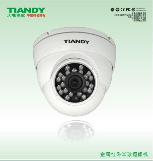天地偉業定焦塑膠紅外半球攝像機550TVL